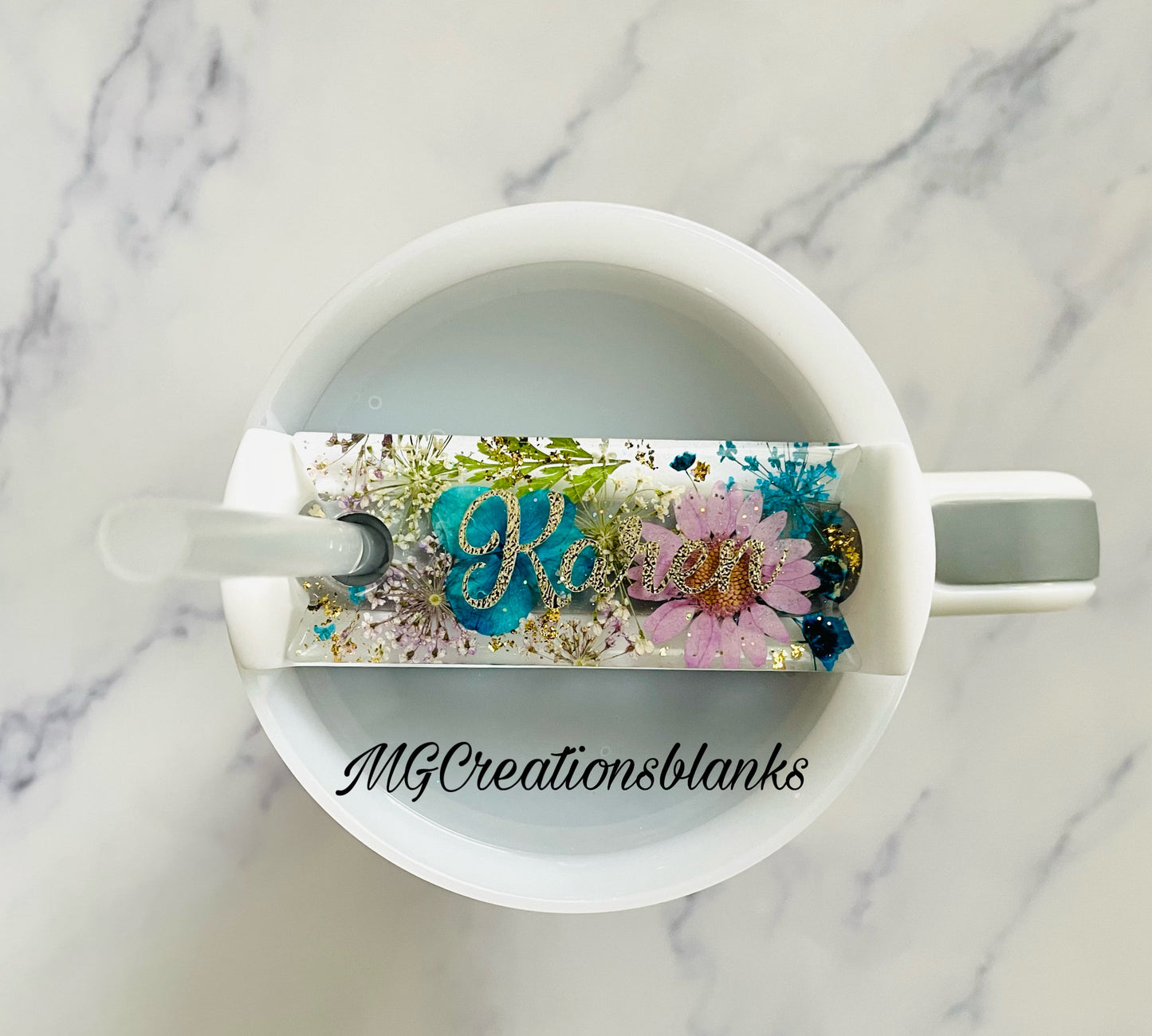 Tumbler name plate for 20/30oz tumblers, tumbler acrylic topper, acrylic blank, tumbler acrylic name plate blank