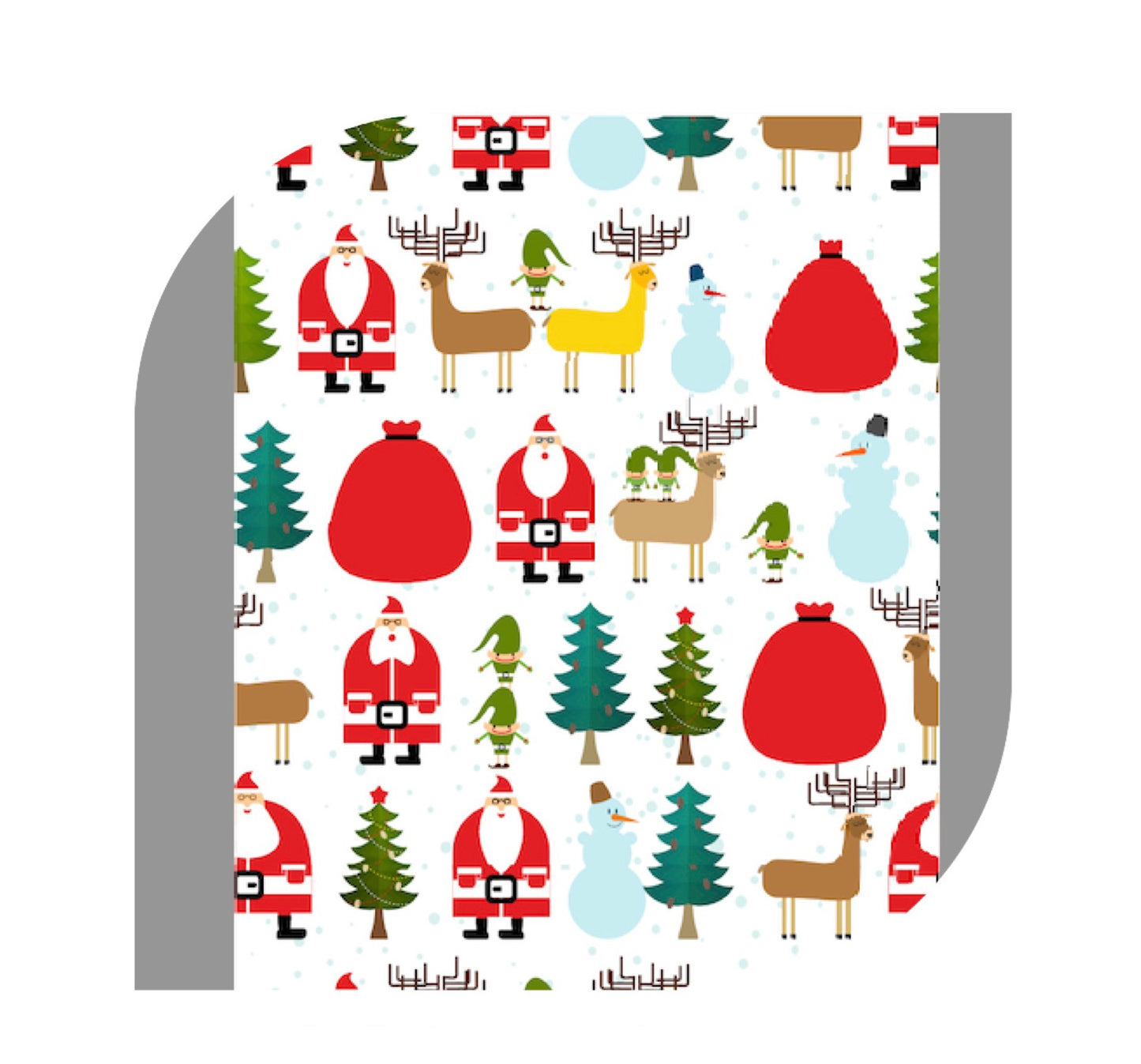 Christmas forest pen wrap vinyl sheet, Christmas tree pen wrap, pen wrap vinyl print sheet, pattern vinyl for pens, Christmas holiday pen wrap craft vinyl for Cricut and Silhouette