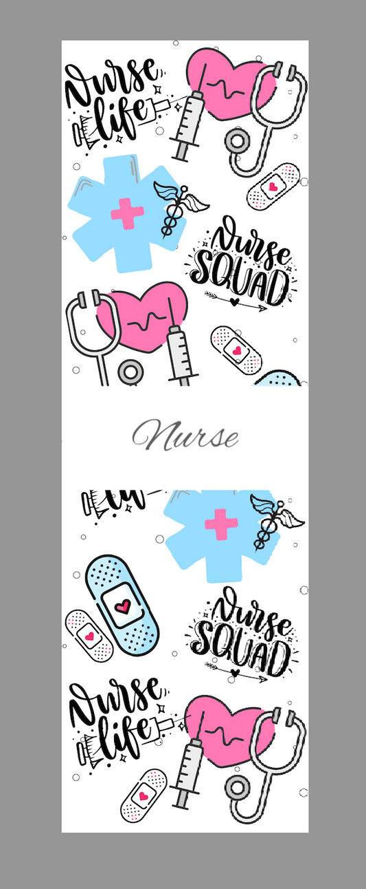 Nurse pen wrap vinyl sheet, Medical pen wrap, pen wrap vinyl print sheet, pattern vinyl for pens, pen wrap craft vinyl for Cricut and Silhouette