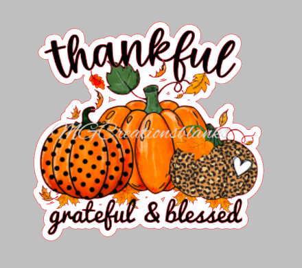 2” Thankful clear acrylic blanks for badge reels with matching vinyl decal,  acrylic blank, decal, vinyl decal, Thankful Fall acrylic blank