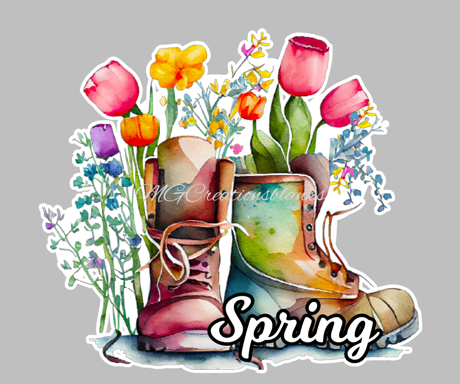 Spring acrylic blank for badge reel & vinyl decal, acrylic blank, decal, vinyl decal, cast acrylic, badge reel, Spring badge reel, spring