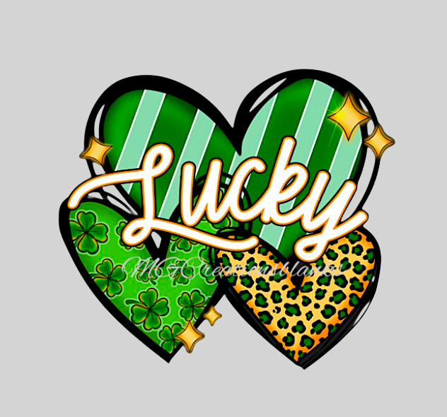 St. Patrick’s hearts acrylic blanks for badge reels with matching vinyl decal, Irish heart acrylic blank, Irish heart decal, vinyl decal, St. Patrick acrylic blank