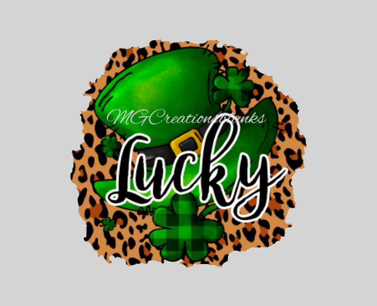 St. Patrick’s leprechaun hat acrylic blanks for badge reels with matching vinyl decal, acrylic blank, decal, vinyl decal, St. Patrick acrylic blank