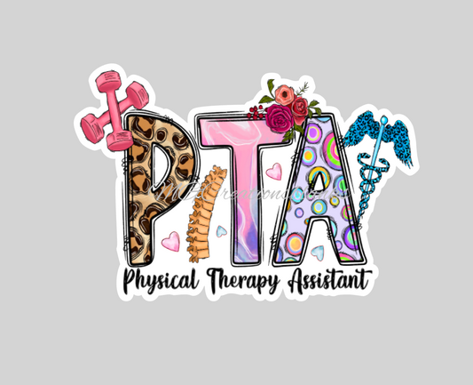 Physical Therapist acrylic blanks for badge reels & vinyl decal, acrylic blank, decal, vinyl decal, cast acrylic, reel, PT badge reel, PT