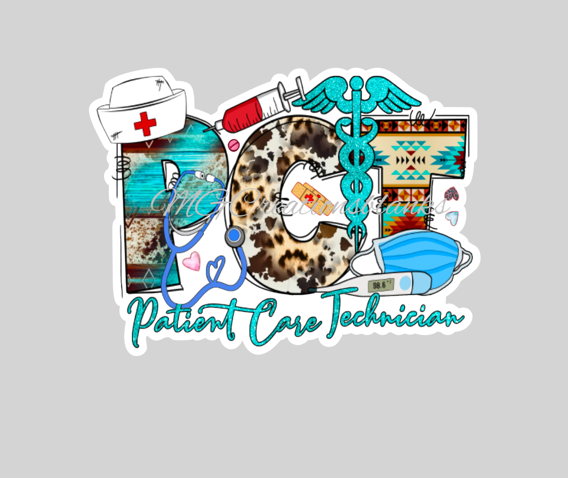 Patient care acrylic blanks for badge reels & vinyl decal, acrylic blank, decal, vinyl decal, cast acrylic, reel, Nurse badge reel, PCT reel