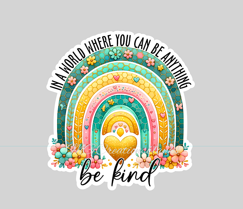 Be kind clear acrylic blanks & vinyl decal, acrylic blank, decal, vinyl decal, cast acrylic, Be kind clear acrylic blank,  clear acrylic blank badge reel, acrylic blank