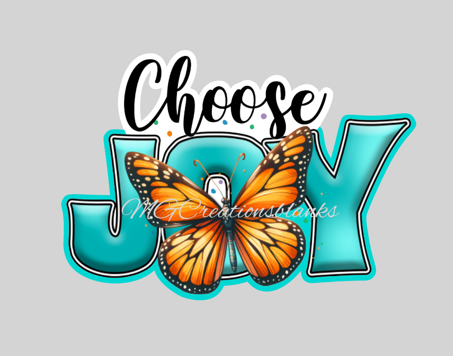Choose joy clear acrylic blanks & vinyl decal, acrylic blank, decal, vinyl decal, cast acrylic, Choose joy clear acrylic blank badge reel, acrylic blank