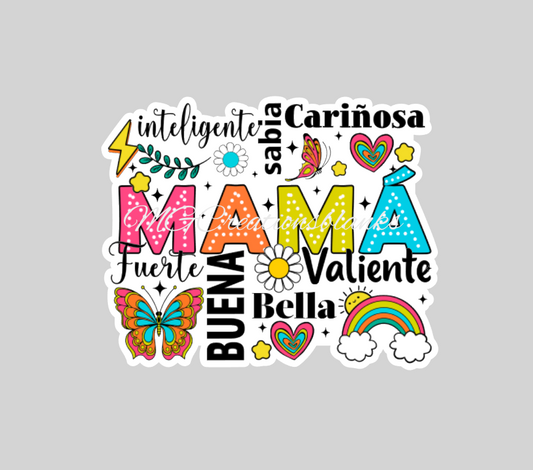 Mama acrylic blanks for badge reels & vinyl decal, acrylic blank, decal, vinyl decal, cast acrylic, mom badge reel, mom decal