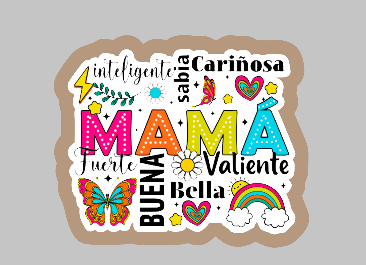 Mama acrylic blanks for badge reels & vinyl decal, acrylic blank, decal, vinyl decal, cast acrylic, mom badge reel, mom decal
