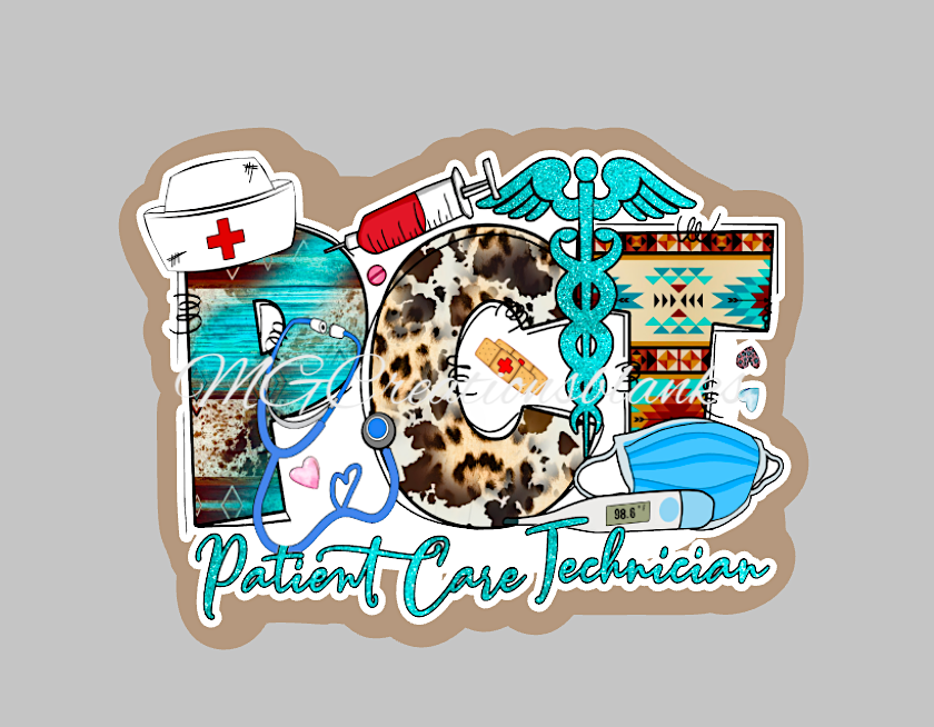 Patient care acrylic blanks for badge reels & vinyl decal, acrylic blank, decal, vinyl decal, cast acrylic, reel, Nurse badge reel, PCT reel