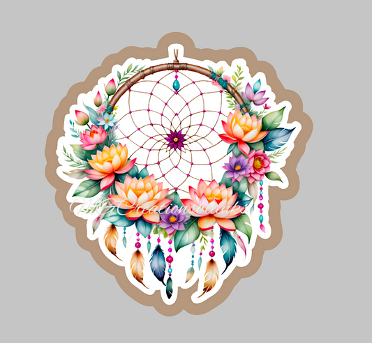Dreamcatcher acrylic blank for badge reel & vinyl decal, acrylic blank, decal, vinyl decal, cast acrylic, Badge reel, dreamcatcher