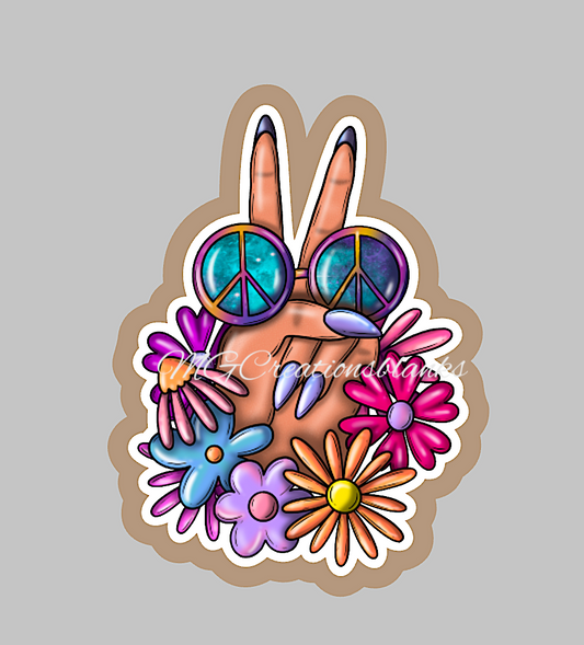 Peace sign acrylic blank for badge reels & vinyl decal, acrylic blank, decal, vinyl decal, cast acrylic, badge reel, Peace Sign reel