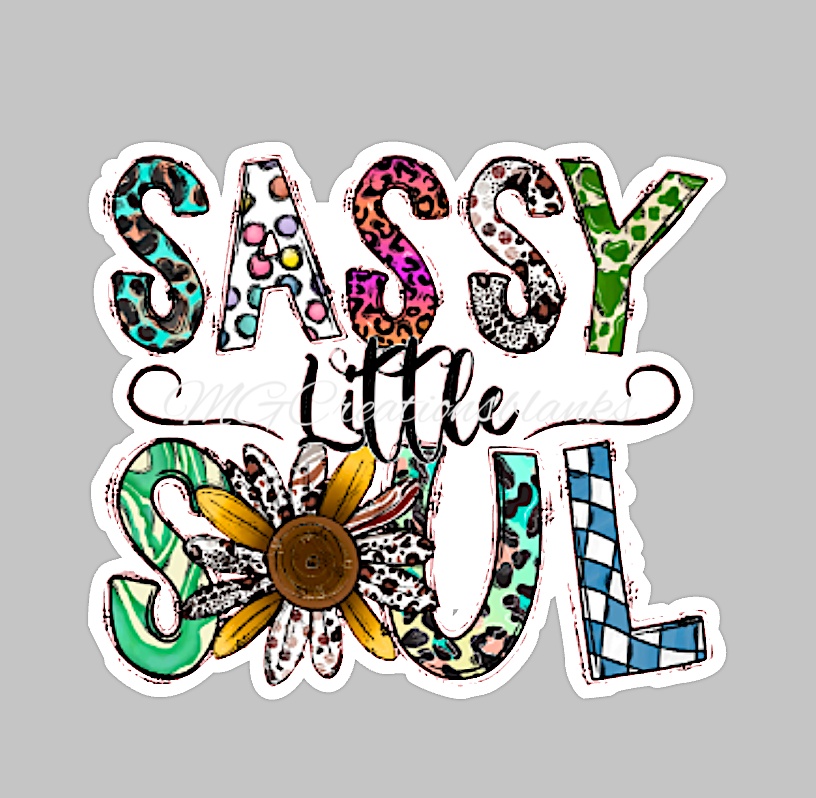 Sassy Soul acrylic blank for badge reel & vinyl decal, acrylic blank, decal, vinyl decal, cast acrylic, Badge reel, Sassy Soul blank