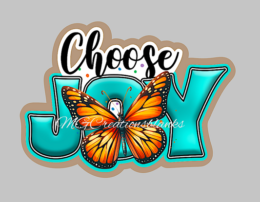 Choose joy clear acrylic blanks & vinyl decal, acrylic blank, decal, vinyl decal, cast acrylic, Choose joy clear acrylic blank badge reel, acrylic blank