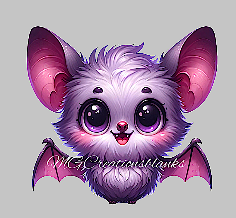 Halloween bat clear acrylic blanks for badge reels with matching vinyl decal, acrylic blank, decal, vinyl decal, bat acrylic blank, Halloween bat