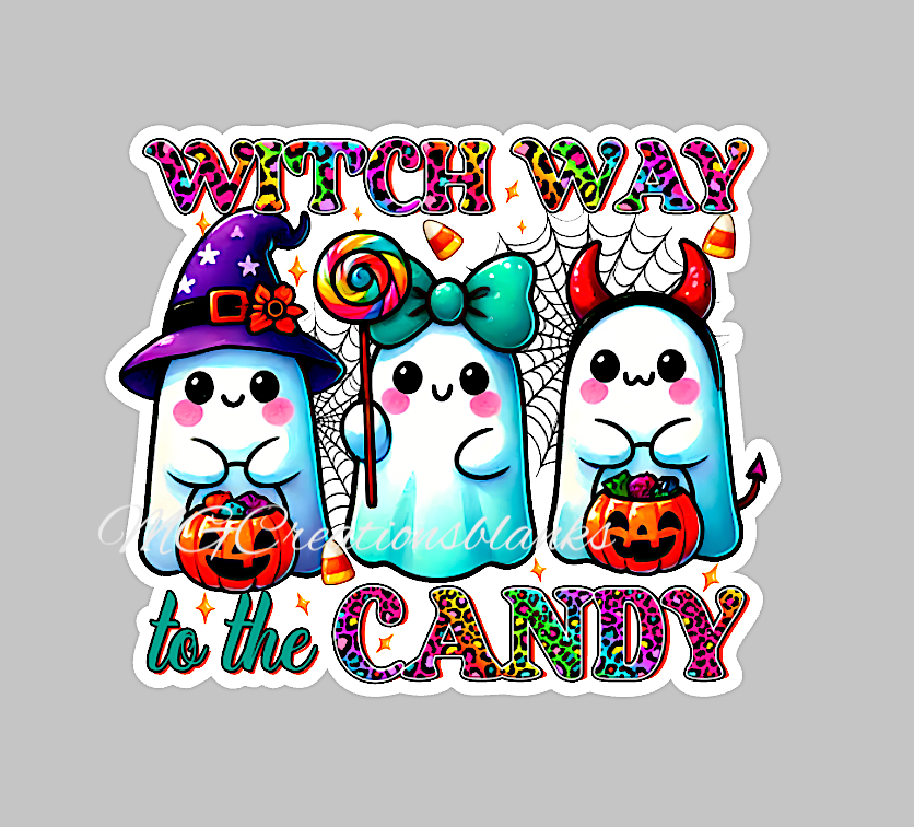 Halloween ghosts, ghosts clear acrylic blanks for badge reels with matching vinyl decal, acrylic blank, decal, vinyl decal, ghost acrylic blank, Halloween ghosts