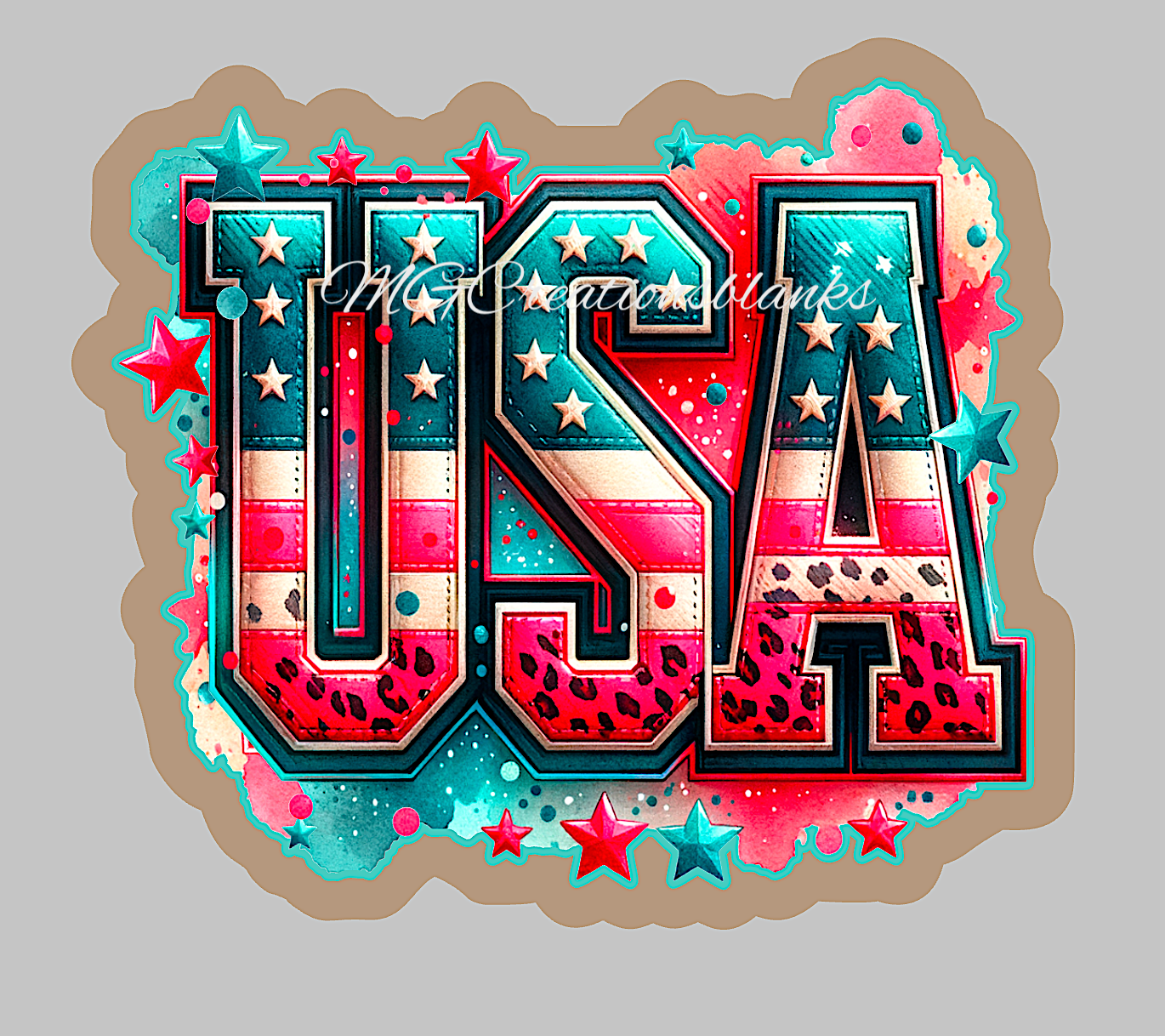 USA patriotic clear acrylic blanks for badge reels with matching vinyl decal, acrylic blank, decal, Independence Day vinyl decal, Independence day acrylic, 4th of july blanks, patriotic blanks