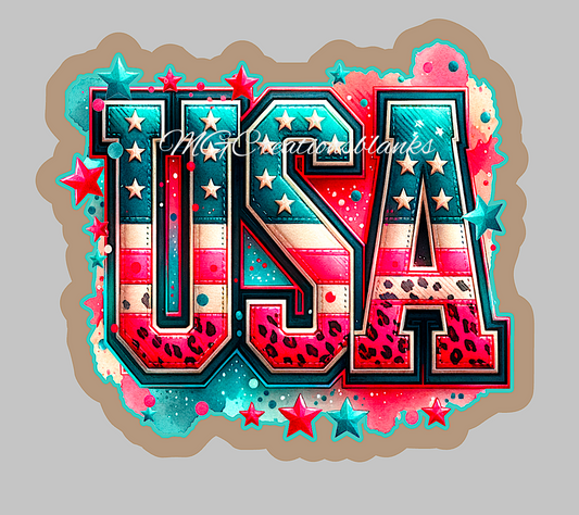 USA patriotic clear acrylic blanks for badge reels with matching vinyl decal, acrylic blank, decal, Independence Day vinyl decal, Independence day acrylic, 4th of july blanks, patriotic blanks