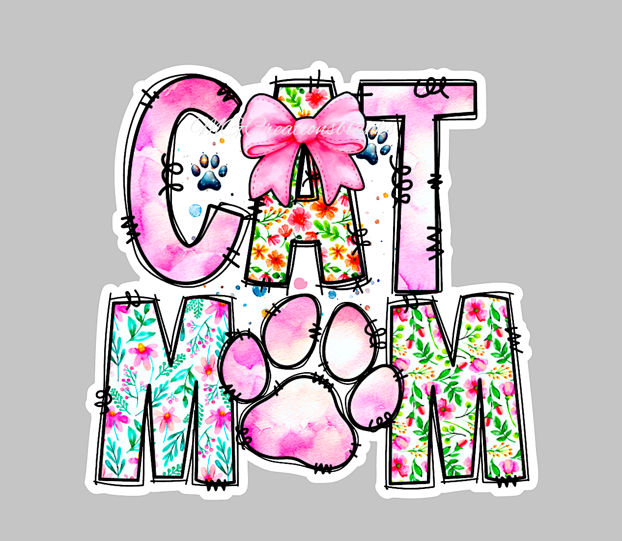 Cat mom acrylic blanks for badge reels & vinyl decal, Cat mom acrylic blank, mom vinyl decal, mom cast acrylic, Cat mom badge reel