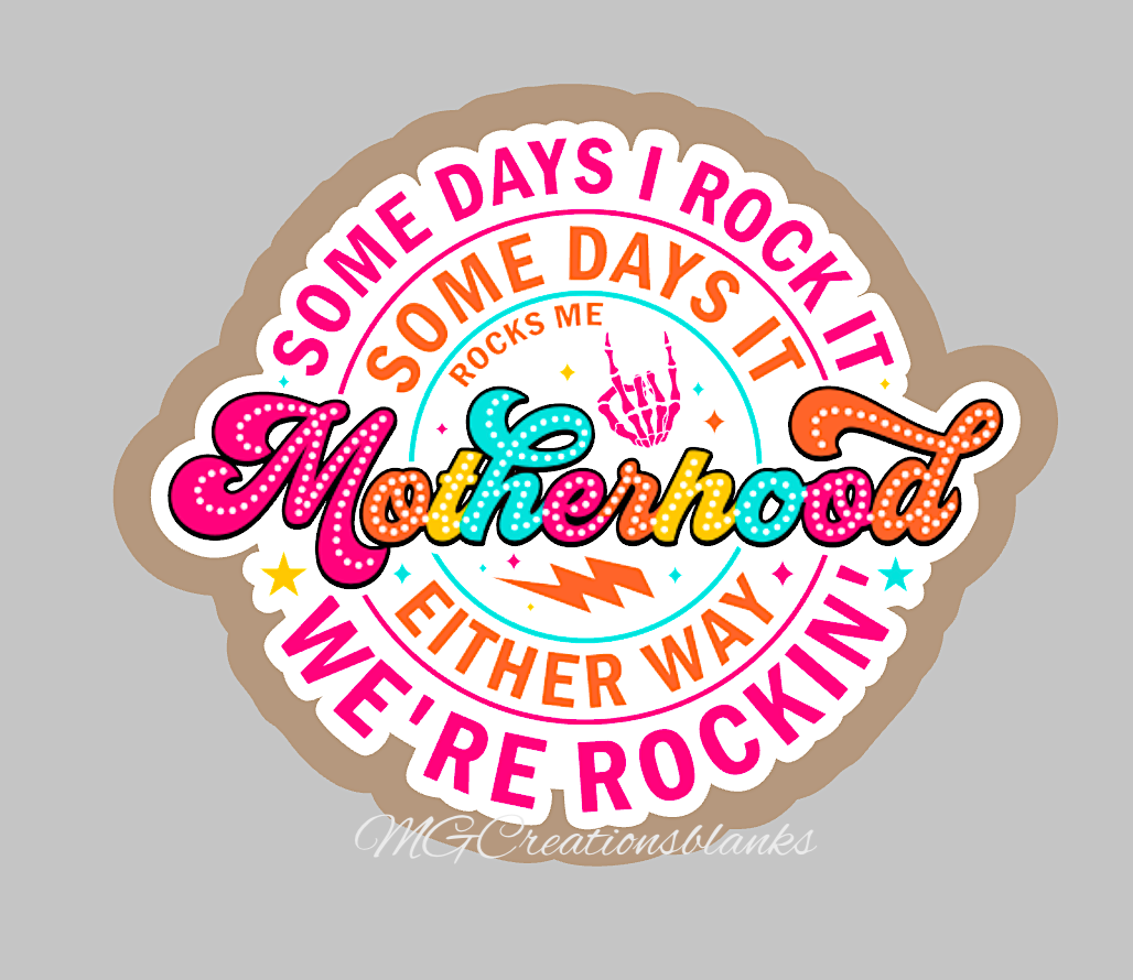 Motherhood acrylic blanks for badge reels & vinyl decal, mom clear acrylic blank, mom vinyl decal, mom DIY acrylic blank, mom badge reel