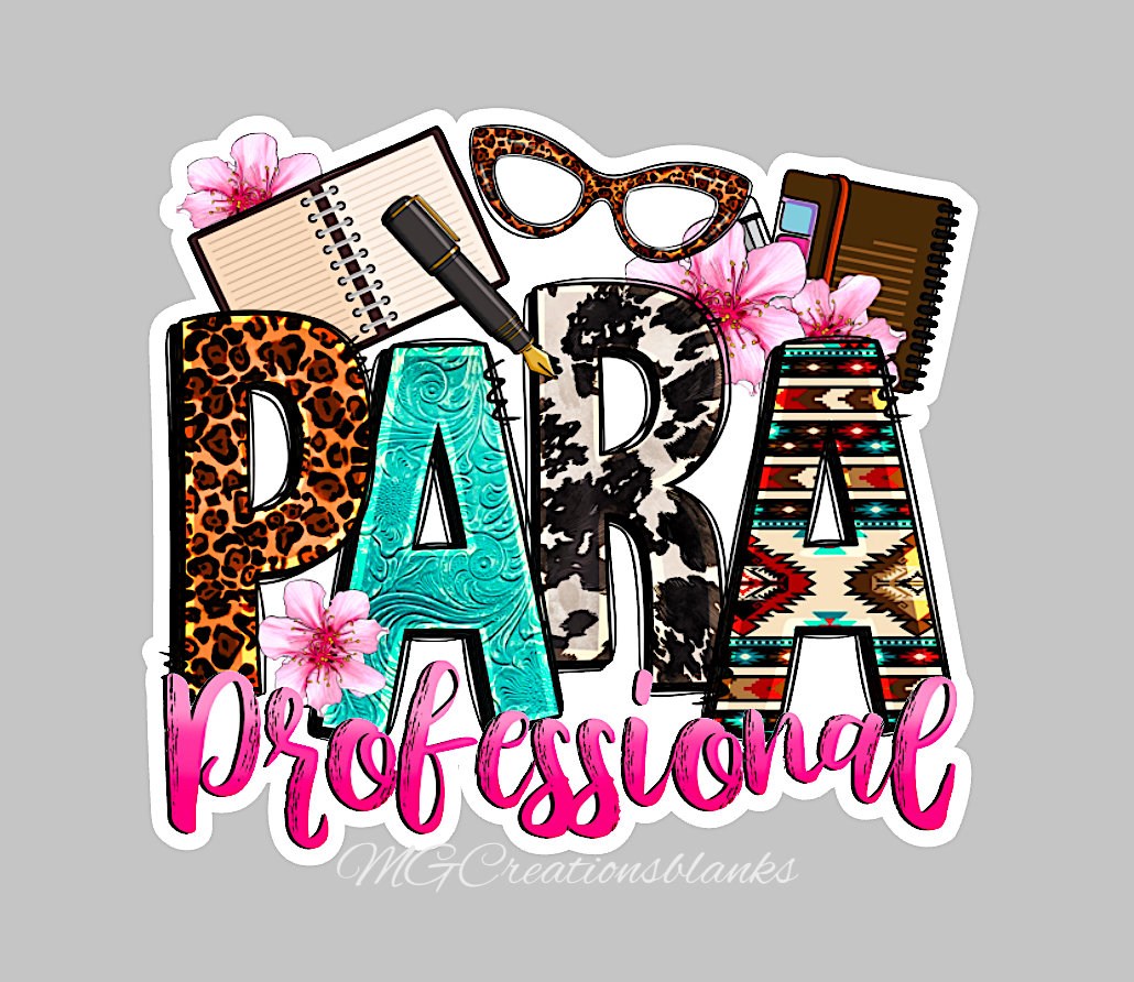 PARA professional acrylic blank for badge reels & vinyl decal, Para DIY acrylic blank, PARA vinyl decal, Para professional badge reel, Teacher