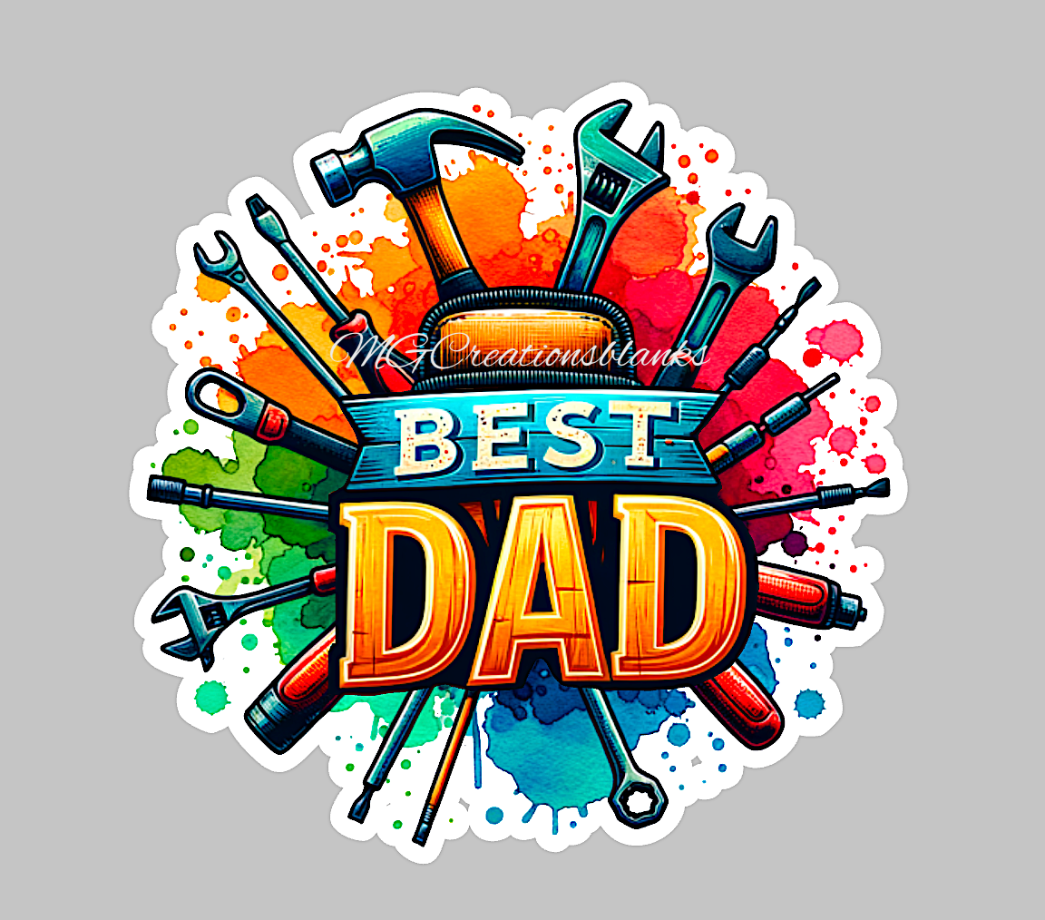 Best Dad acrylic blanks for badge reels & vinyl decal, father acrylic blank, dad vinyl decal, daddy cast acrylic, dad badge reel