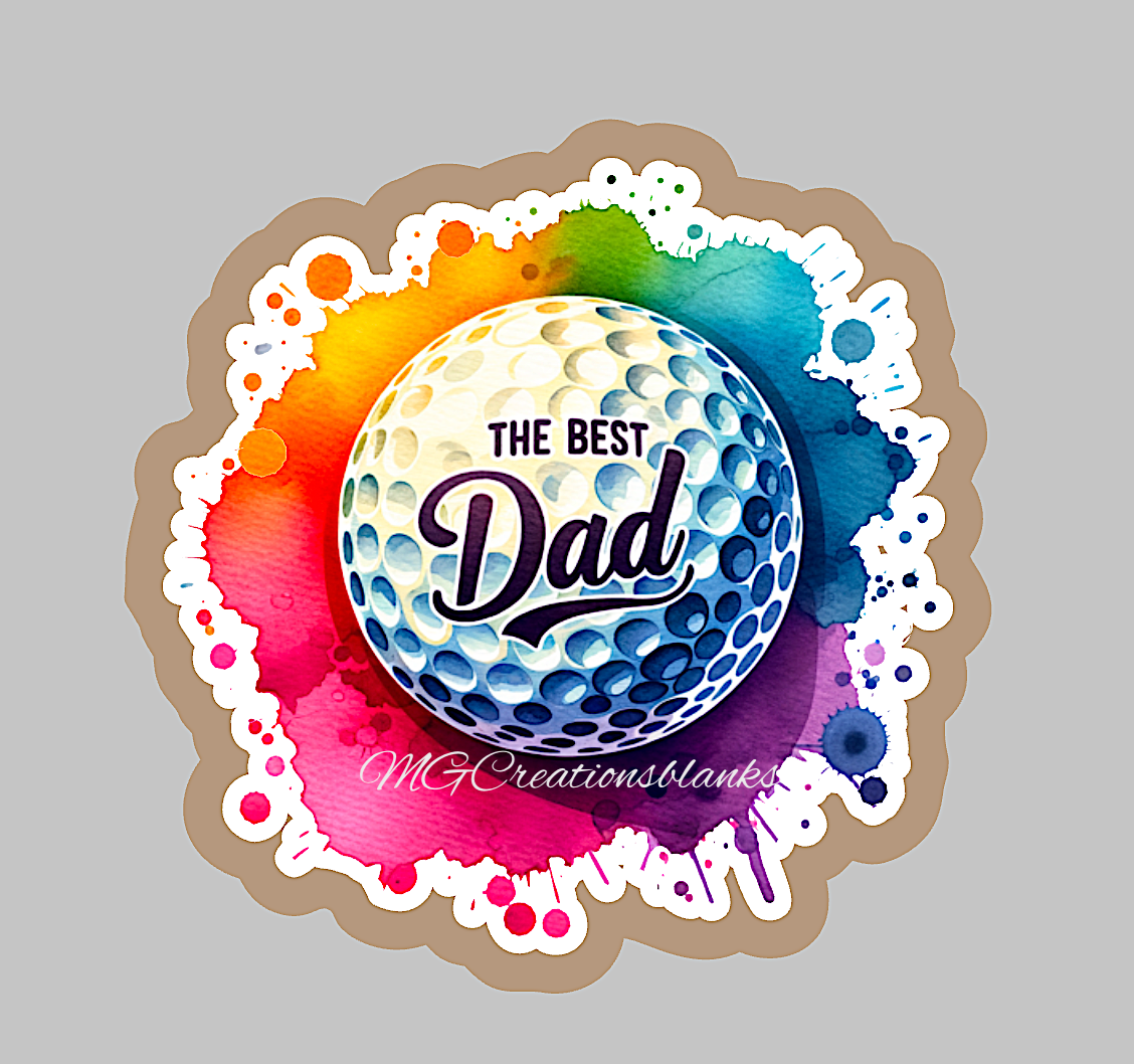 Best Dad acrylic blanks for badge reels & vinyl decal, father acrylic blank, decal, dad vinyl decal, daddy cast acrylic, dad badge reel