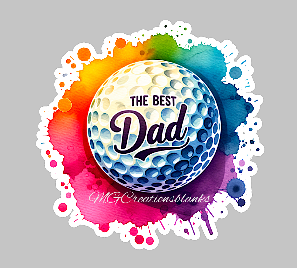 Best Dad acrylic blanks for badge reels & vinyl decal, father acrylic blank, decal, dad vinyl decal, daddy cast acrylic, dad badge reel
