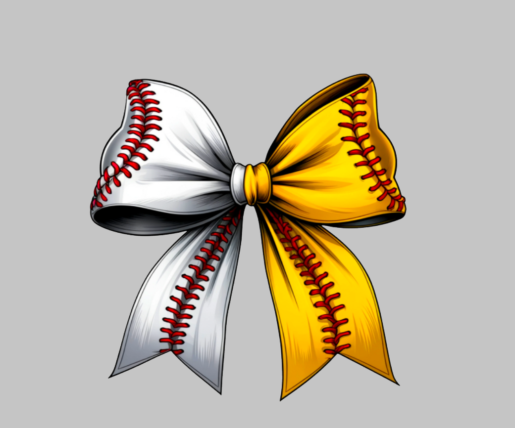 Softball & Baseball bow acrylic blanks for badge reels & vinyl decal, baseball acrylic blank, baseball vinyl decal, Softball bow cast acrylic, softball badge reel