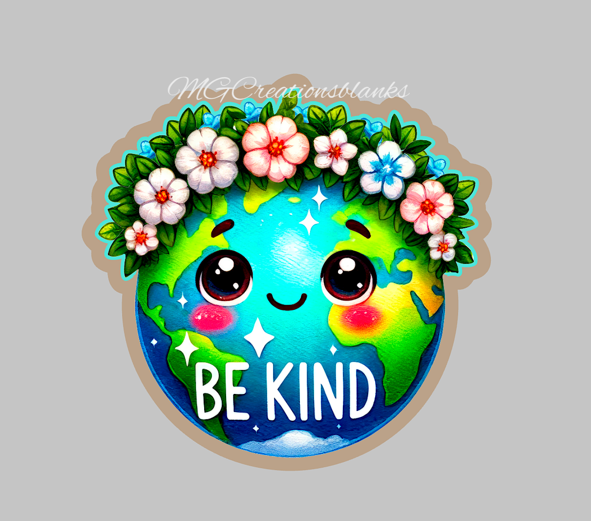 Earth day clear acrylic blanks for badge reels with matching vinyl decal, Earth day acrylic blank, Earth day vinyl decal, Go Earth day it's your day craft blank