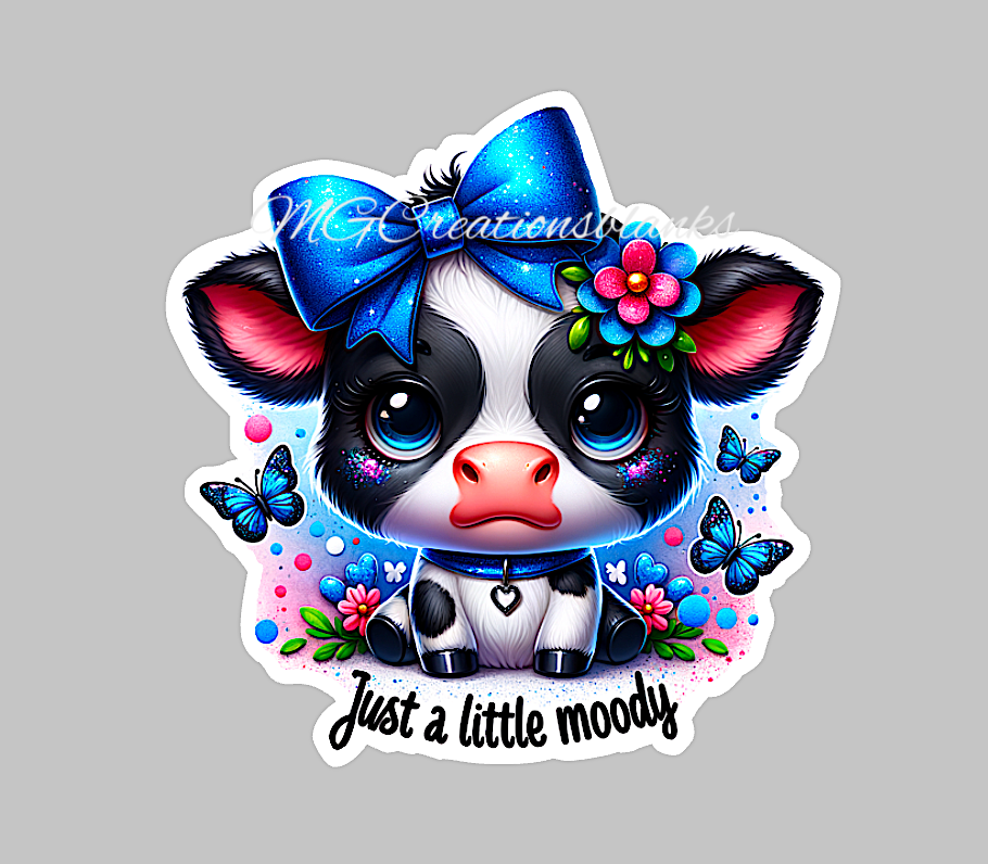 Just a little moody clear acrylic blanks & vinyl decal, feeling moody acrylic blank, moody vinyl decal, sarcasm cast acrylic, badge reel, acrylic blank