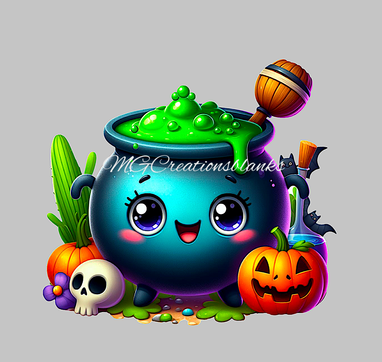 Cauldron clear acrylic blanks for badge reels with matching vinyl decal, Halloween cauldron acrylic blank, Halloween cauldron vinyl decal, Halloween, witches brew