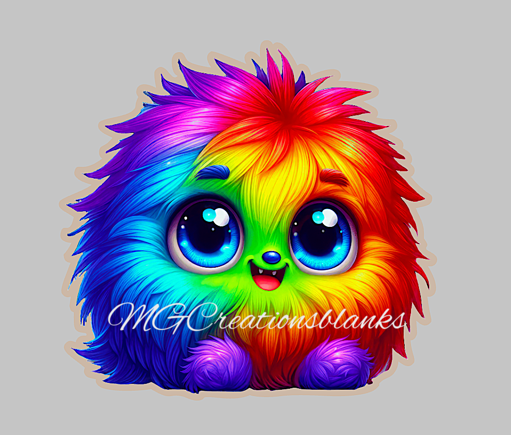 Halloween monster clear acrylic blanks for badge reels with matching vinyl decal, acrylic blank, decal, vinyl decal, Halloween monster acrylic blank, Halloween monster