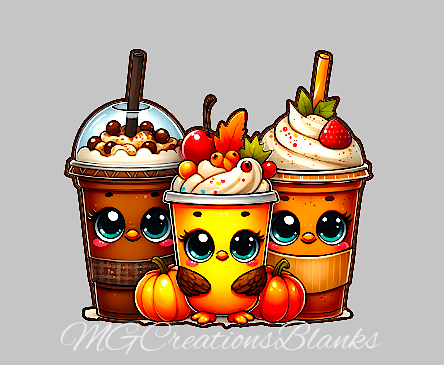 Thanksgiving Turkey drinks clear acrylic blanks for badge reels with matching vinyl decal, turkey acrylic blank, vinyl decal, Fall acrylic blank, Happy Thanksgiving blanks