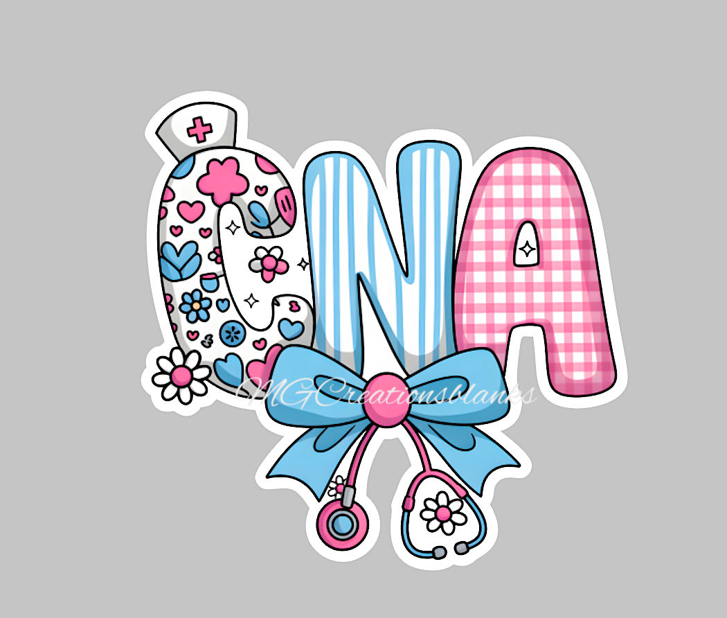 Certified nurse assistant acrylic blank for badge reels & vinyl decal, CNA acrylic blank, CNA cast acrylic, reel, CNA badge reel, CNA