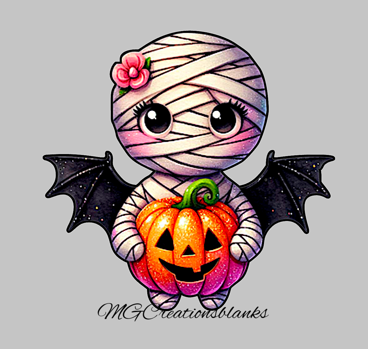 Halloween bat clear acrylic blanks for badge reels with vinyl decal, mummy DIY acrylic blank, halloween bat craft blank, Halloween mummy craft blank