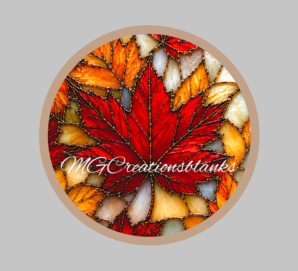 Fall Leaves clear acrylic blanks for badge reels with vinyl decal, fall season DIY blank, Fall acrylic blank, pumpkin season blank, Autumn leaf DIY craft blank