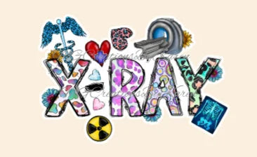 Xrays acrylic blanks for badge reels & vinyl decal, acrylic blank, decal, vinyl decal, cast acrylic, reel, Nurse badge reel, X-rays reel