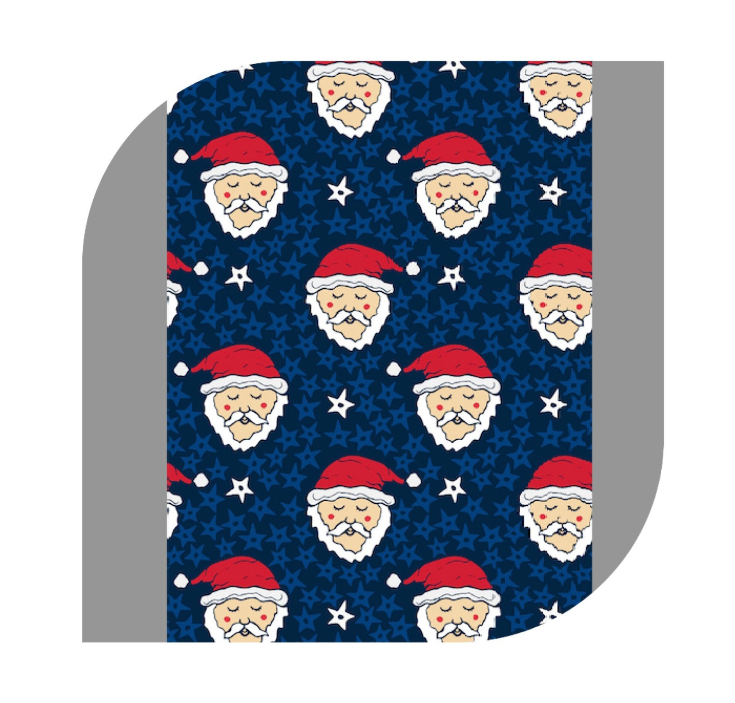 Santa pen wrap vinyl sheet, Santa pen wrap, pen wrap vinyl print sheet, pattern vinyl for pens, pen wrap craft vinyl for Cricut and Silhouette