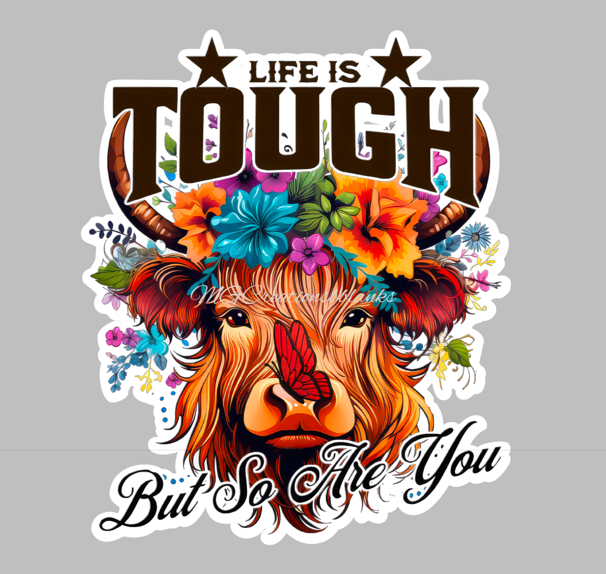 You are tough clear acrylic blanks & vinyl decal, acrylic blank, decal, vinyl decal, cast acrylic, you are tough badge reel, acrylic blank