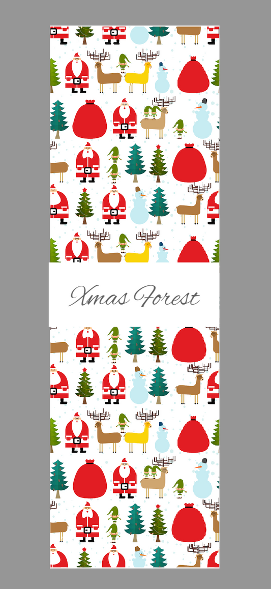 Christmas forest pen wrap vinyl sheet, Christmas tree pen wrap, pen wrap vinyl print sheet, pattern vinyl for pens, Christmas holiday pen wrap craft vinyl for Cricut and Silhouette