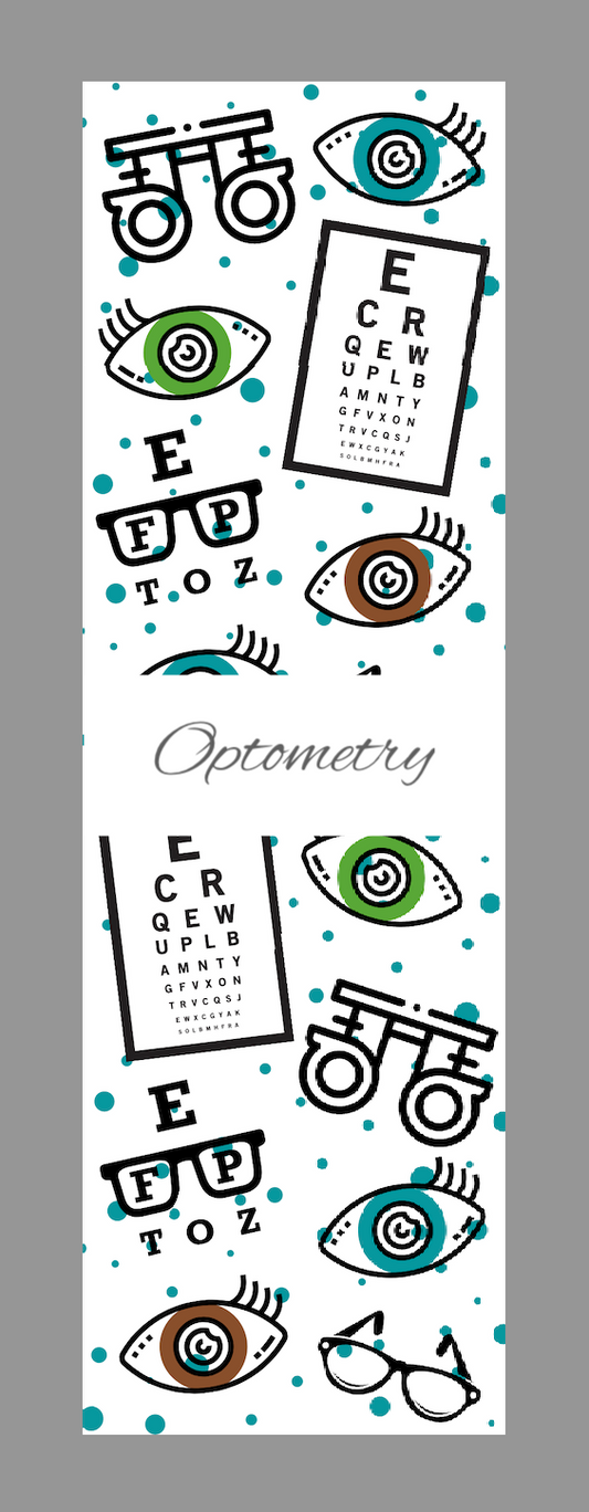 Optometry pen wrap vinyl sheet, Optometrist pen wrap, pen wrap vinyl print sheet, pattern vinyl for pens, pen wrap craft vinyl for Cricut and Silhouette