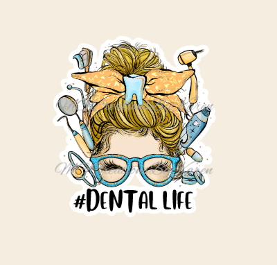 Dental Life acrylic blanks for badge reels & vinyl decal, acrylic blank, decal, vinyl decal, cast acrylic, reel, Nurse badge reel, X-rays reel