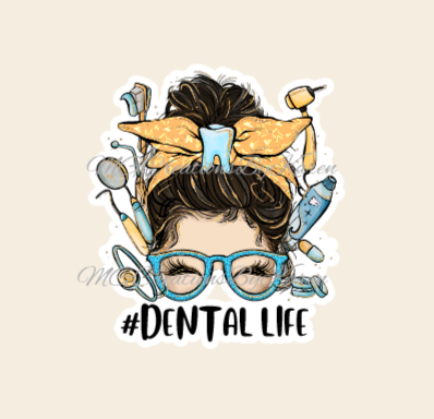 Dental Life acrylic blanks for badge reels & vinyl decal, acrylic blank, decal, vinyl decal, cast acrylic, reel, Nurse badge reel, X-rays reel