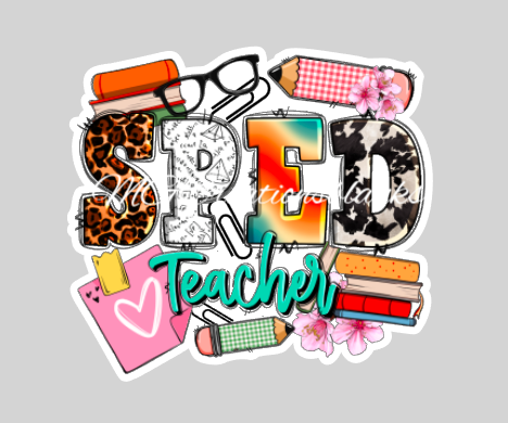 Sped teacher clear acrylic blanks for badge reels & vinyl decal, acrylic blank, split decal, vinyl decal, cast acrylic, badge reel