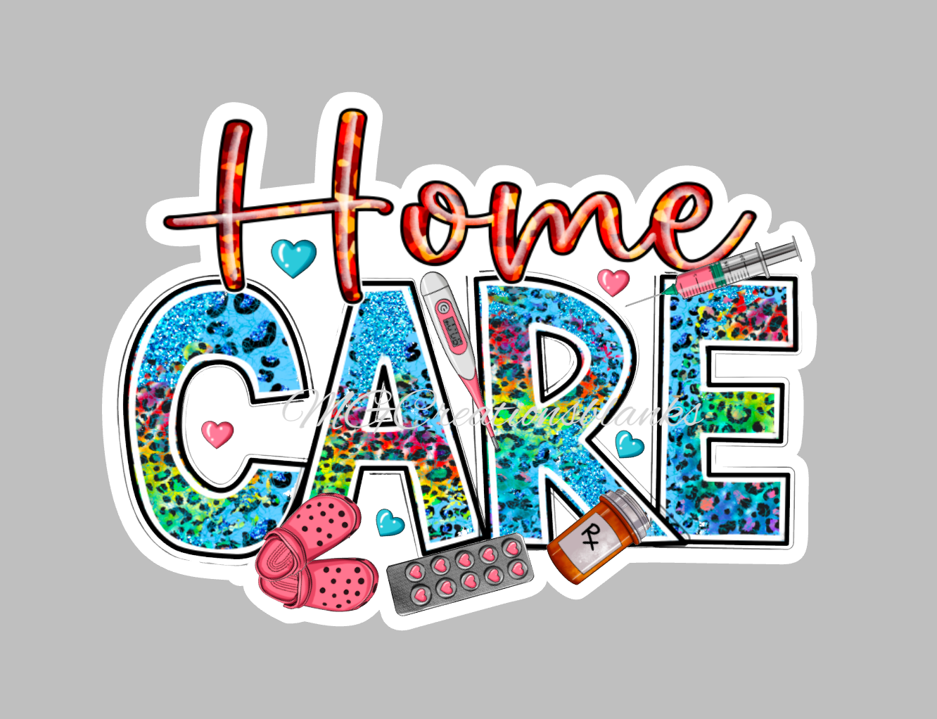 Home care acrylic blanks for badge reels & vinyl decal, acrylic blank, decal, vinyl decal, Home care worker cast acrylic, reel, Nurse hearts badge reel