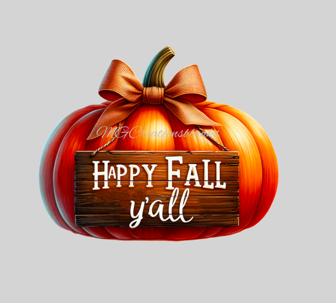 Happy fall clear acrylic blanks for badge reels with matching vinyl decal, acrylic blank, decal, vinyl decal, Happy Fall acrylic blank