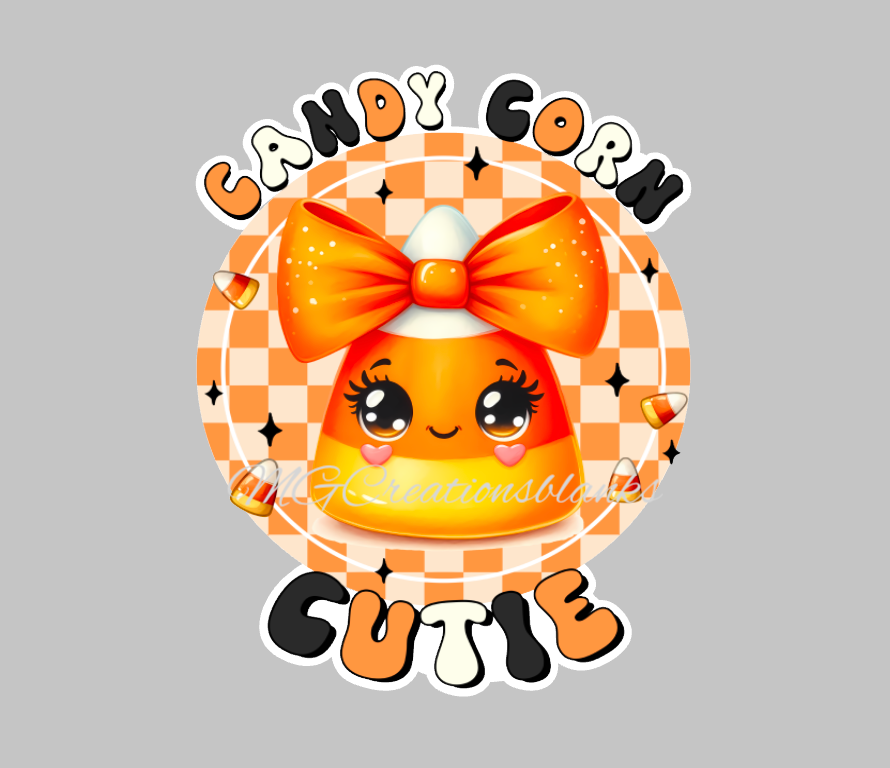 Candy corn acrylic blanks for badge reels & vinyl decal, acrylic blank, decal, vinyl decal, cast acrylic, badge reel, candy corn badge reel, candy corn