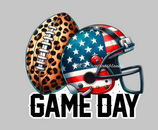 Game day Football acrylic blanks for badge reels & vinyl decal, Football acrylic blank, Game day vinyl decal, Game day cast acrylic, reel, Football badge reel