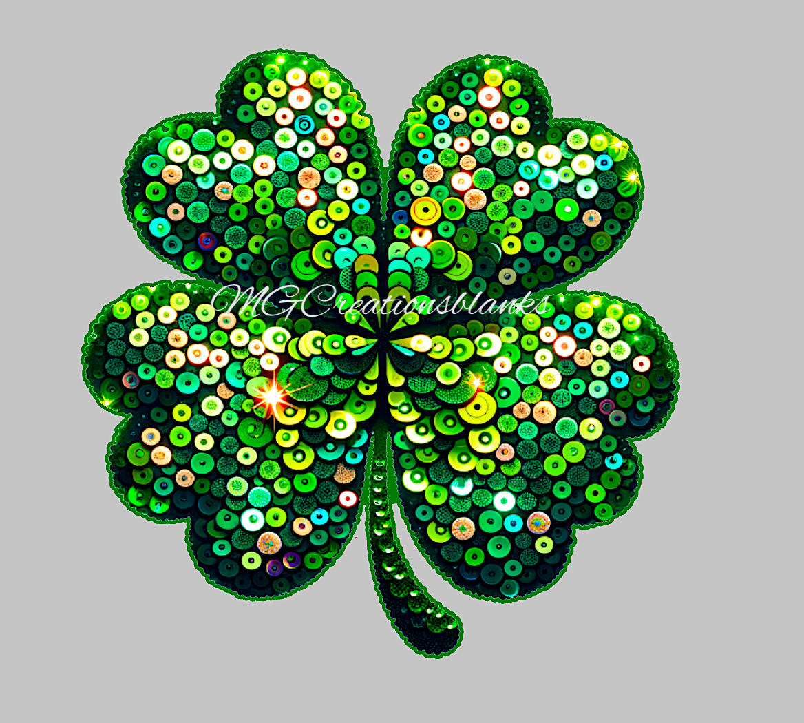 St. Patrick’s clover acrylic blanks for badge reels with matching vinyl decal, Irish heart acrylic blank, Irish clover decal, vinyl decal, St. Patrick acrylic blank